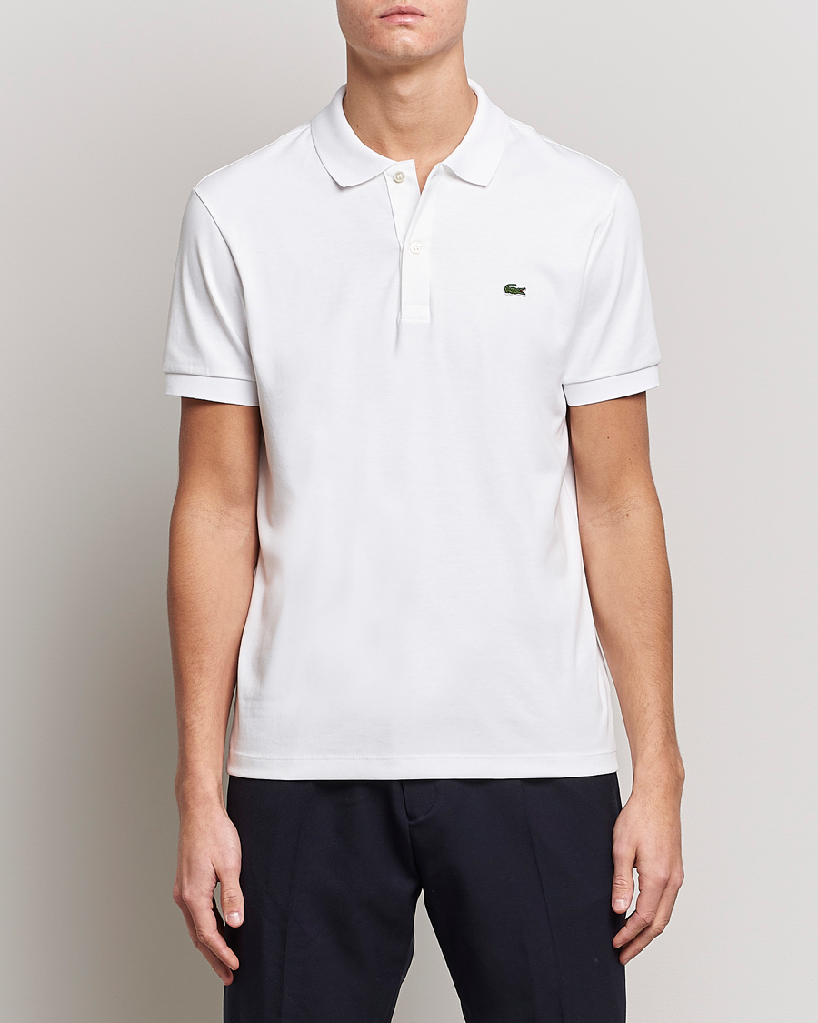 Herren | Poloshirts | Lacoste | Pima Interlock Piké White