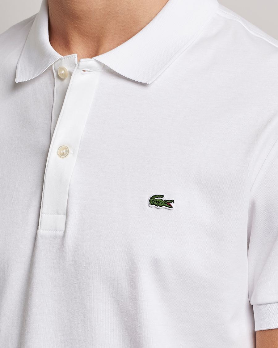 Herren | Poloshirts | Lacoste | Pima Interlock Piké White