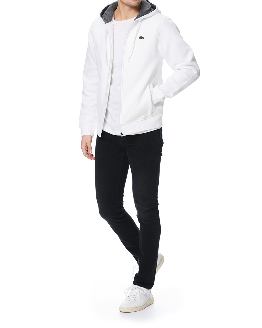 Herren | Pullover | Lacoste | Full Zip Hoodie White