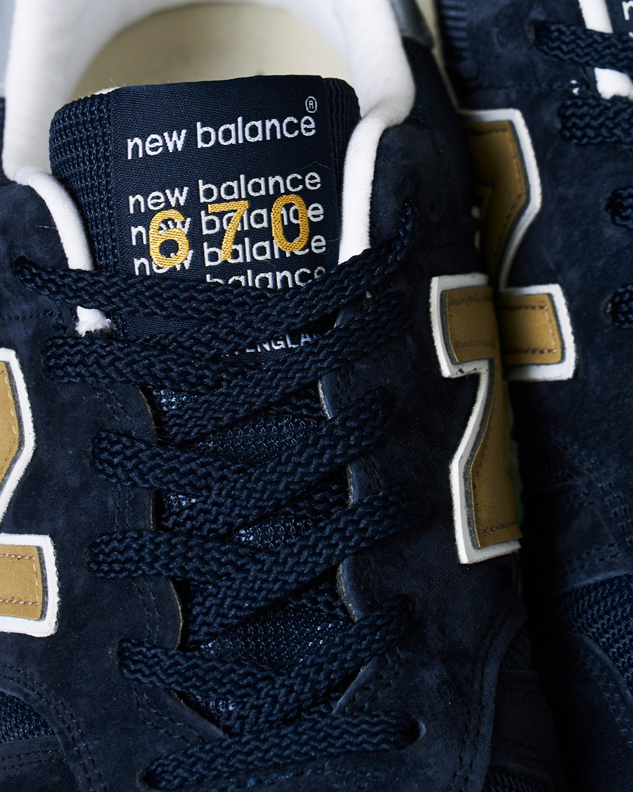 New Balance Made in England 670 Sneaker Navy
