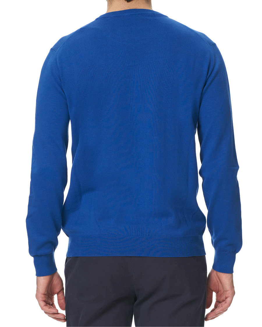 Altea Cotton Crew Neck Sweater Royal Blue bei CareOfCarl.de