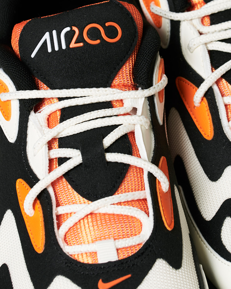 Nike Air Max 200 Sneaker Black Magma Orange