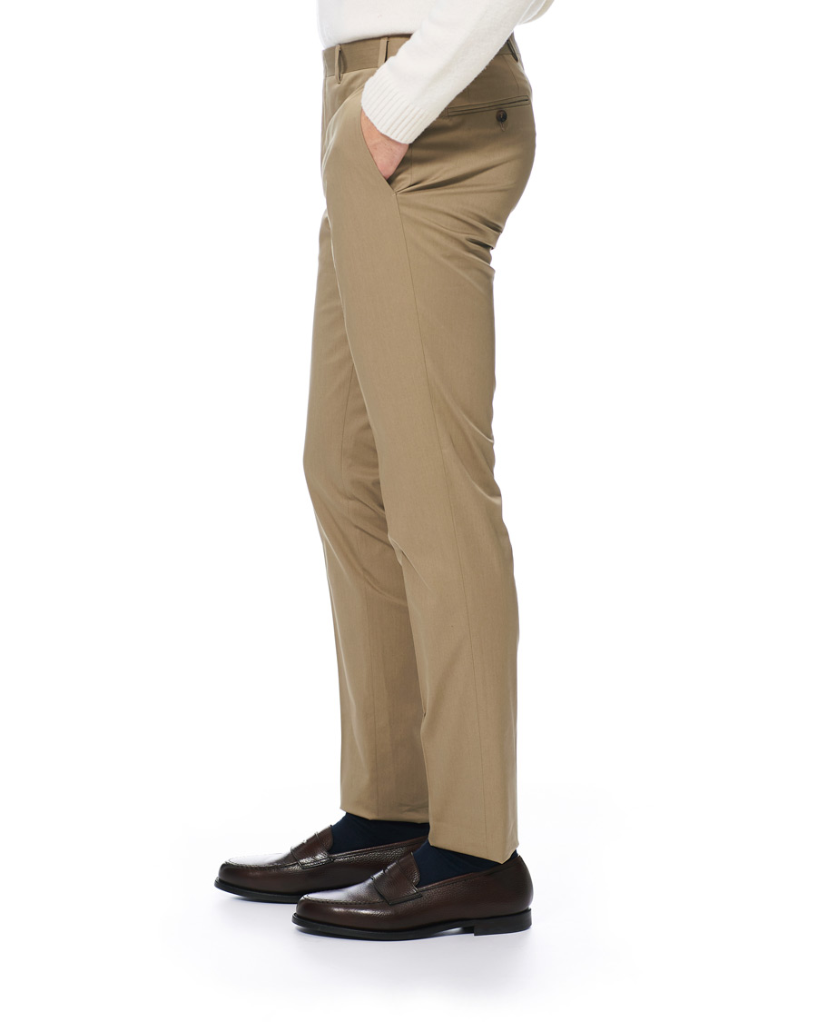 Herren | Hosen | Canali | Cotton Stretch Chino Khaki