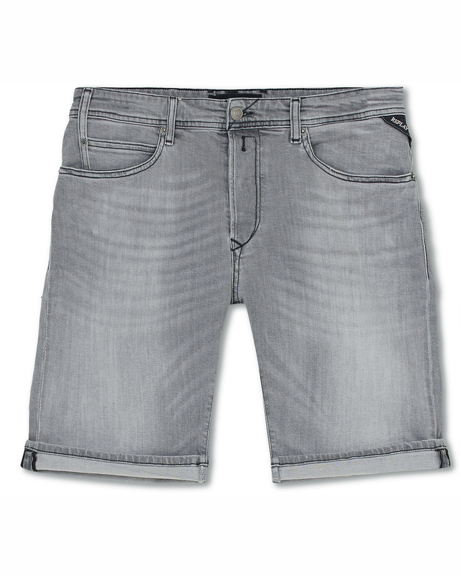 Replay RBJ901 Super Stretch Jeans Shorts Grey bei CareOfCarl.de