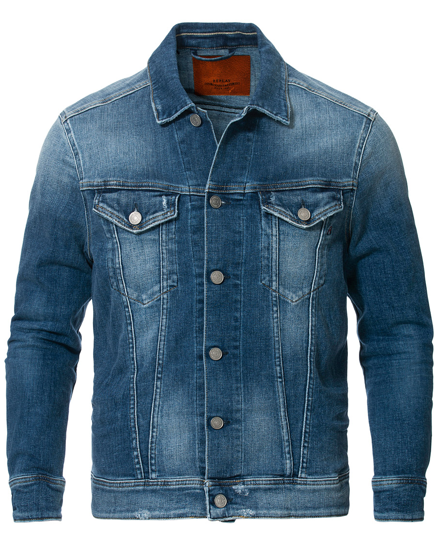 Herren | Jacken | Replay | Denim Power Stretch Jacket Medium Wash