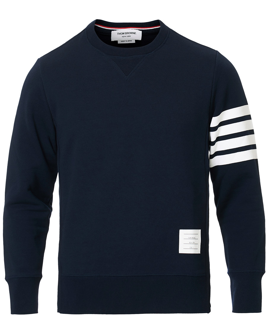 Herren | Pullover | Thom Browne | 4 Bar Classic Sweatshirt Navy