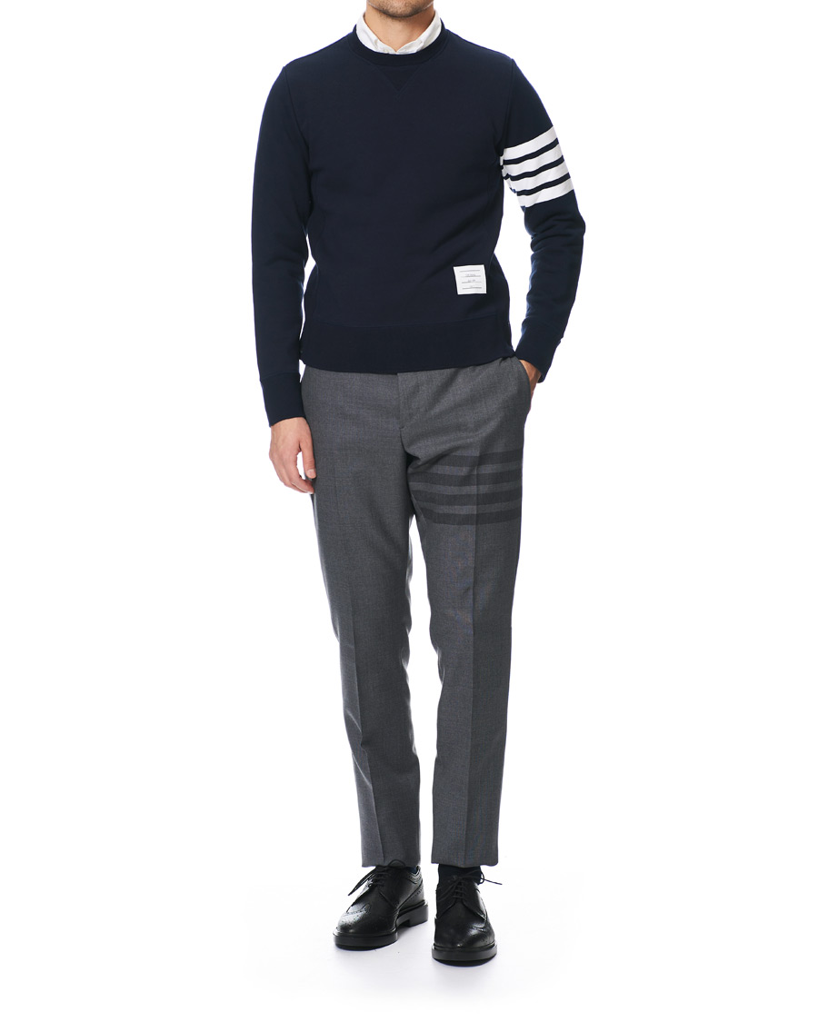Herren | Pullover | Thom Browne | 4 Bar Classic Sweatshirt Navy