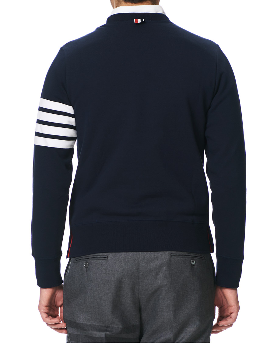 Herren | Pullover | Thom Browne | 4 Bar Classic Sweatshirt Navy