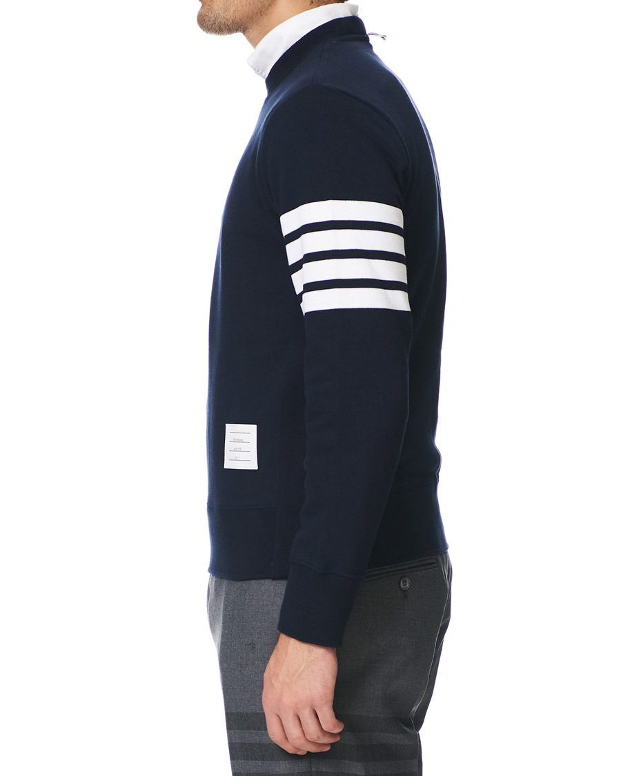 Herren | Pullover | Thom Browne | 4 Bar Classic Sweatshirt Navy