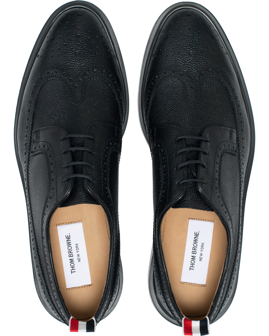 Herren | Thom Browne Lightweight Longwing Brogues Black | Thom Browne | Lightweight Longwing Brogues Black