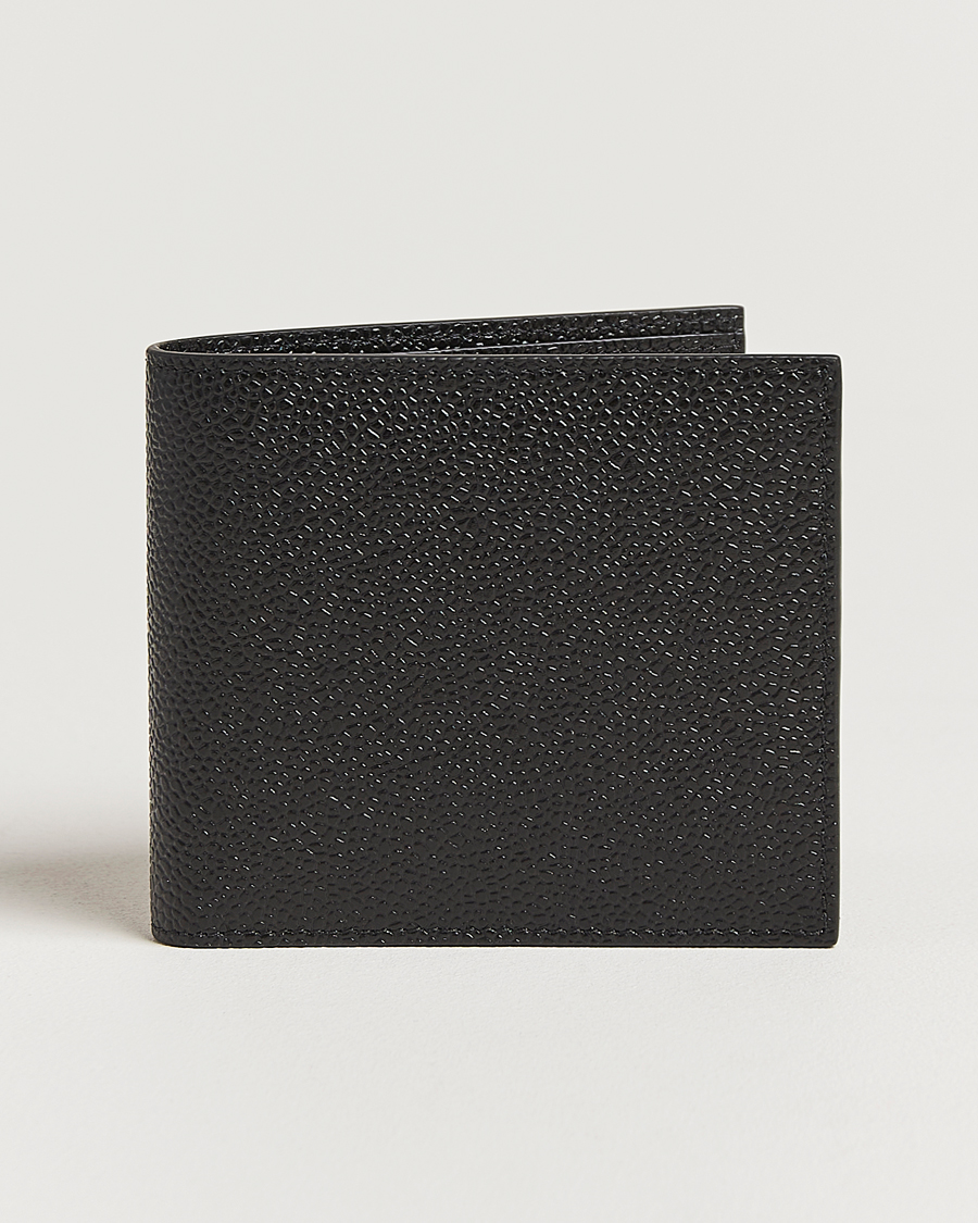 Herren | Thom Browne Pebble Grain Wallet Black | Thom Browne | Pebble Grain Wallet Black