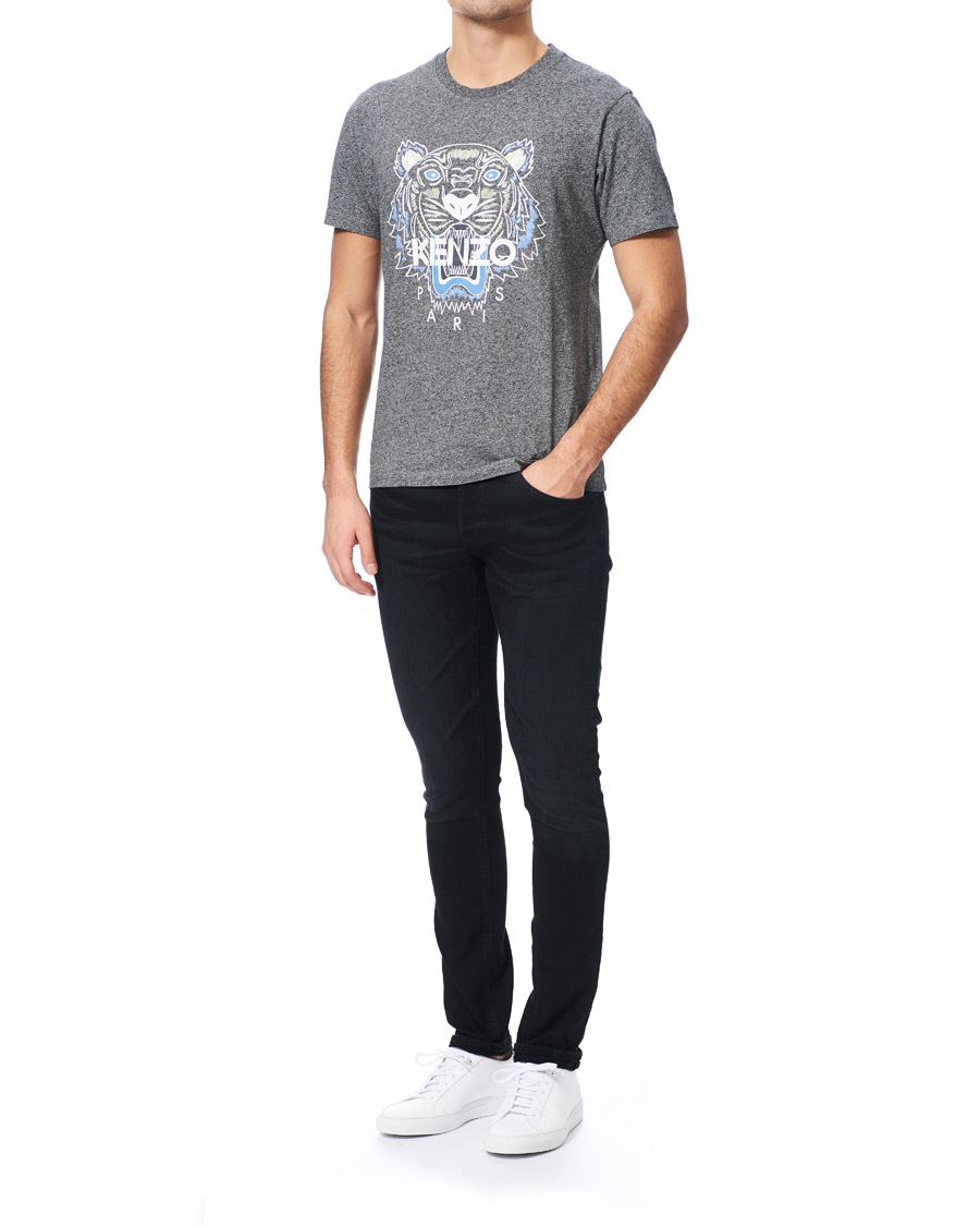 Herren | T-Shirts | KENZO | Tiger Crew Neck Tee Grey Melange
