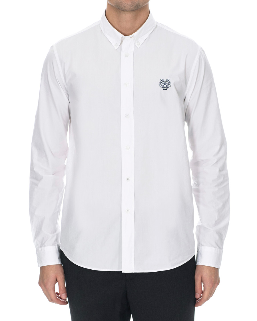 Herren | Hemden | KENZO | Casual Fit Crest Shirt White