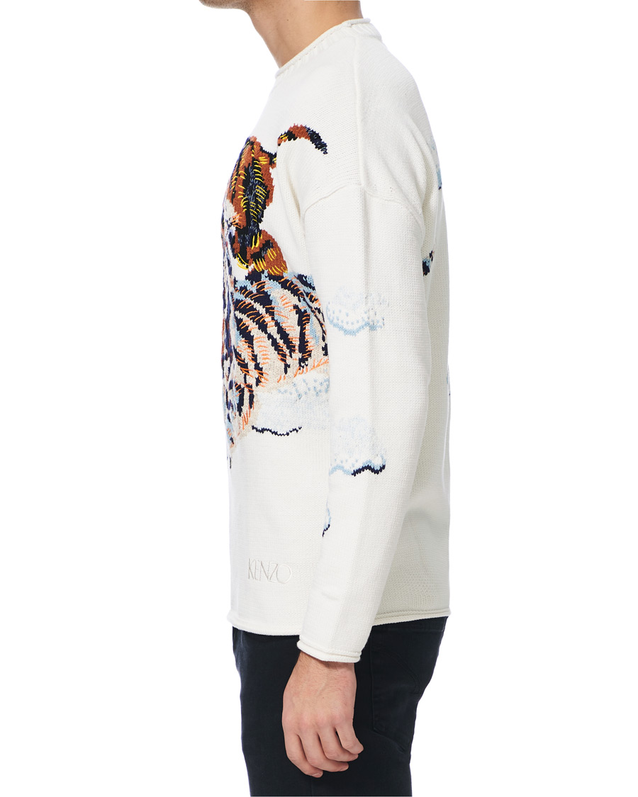 Herren | Pullover | KENZO | Tiger Cloud Crew Neck Jumper Ecru