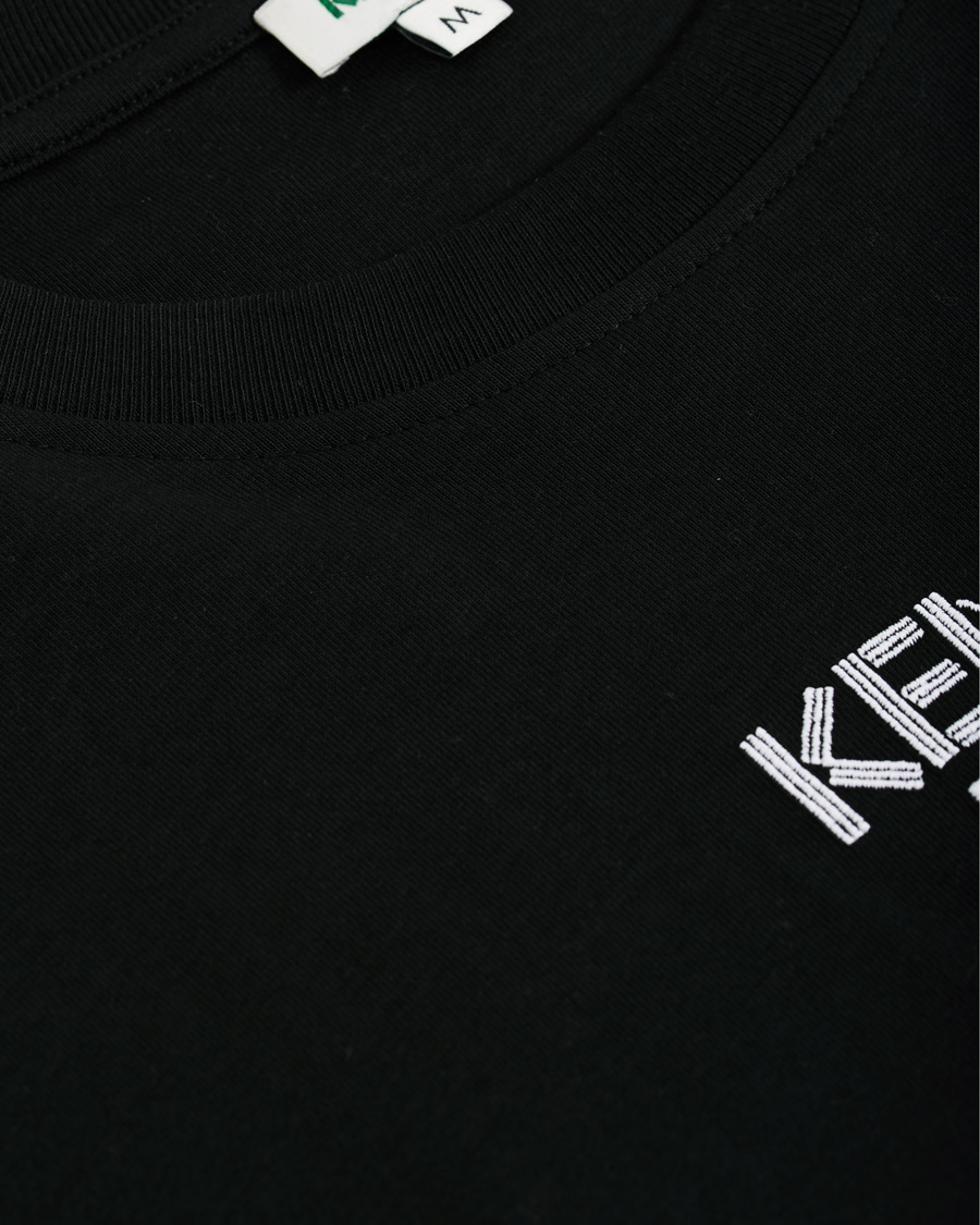 Herren | T-Shirts | KENZO | Oversized Paris Crew Neck Tee Black