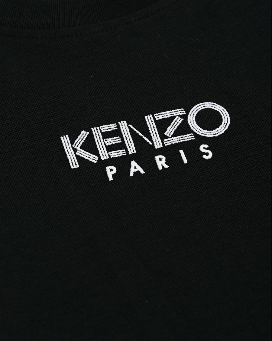 Herren | T-Shirts | KENZO | Oversized Paris Crew Neck Tee Black