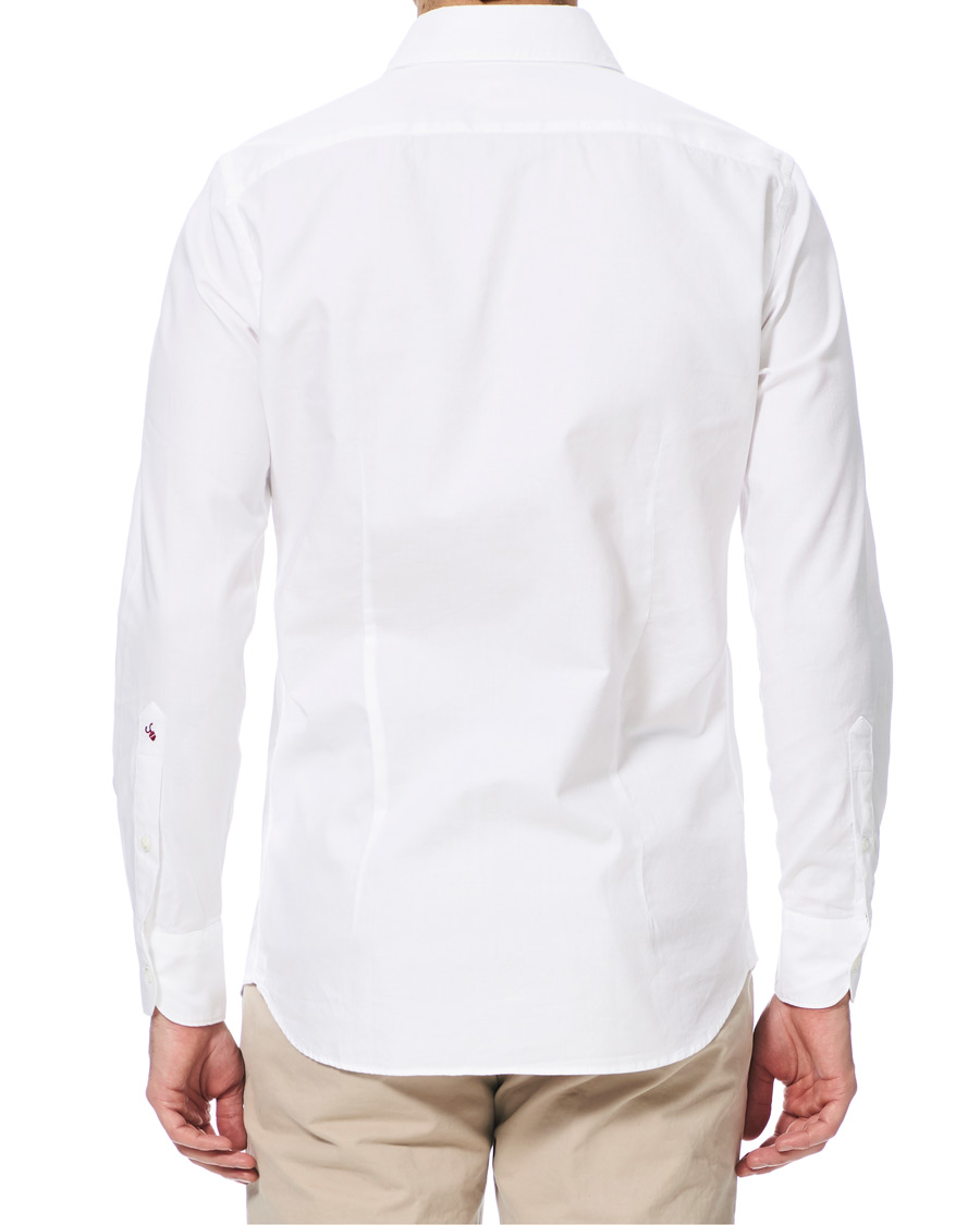 Herren | Hemden | Glanshirt | Soft Giro Inglese Cotton Shirt White