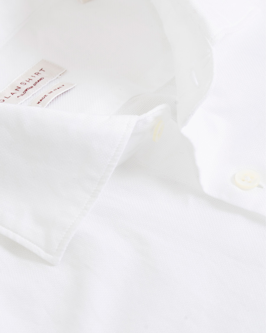 Herren | Hemden | Glanshirt | Soft Giro Inglese Cotton Shirt White