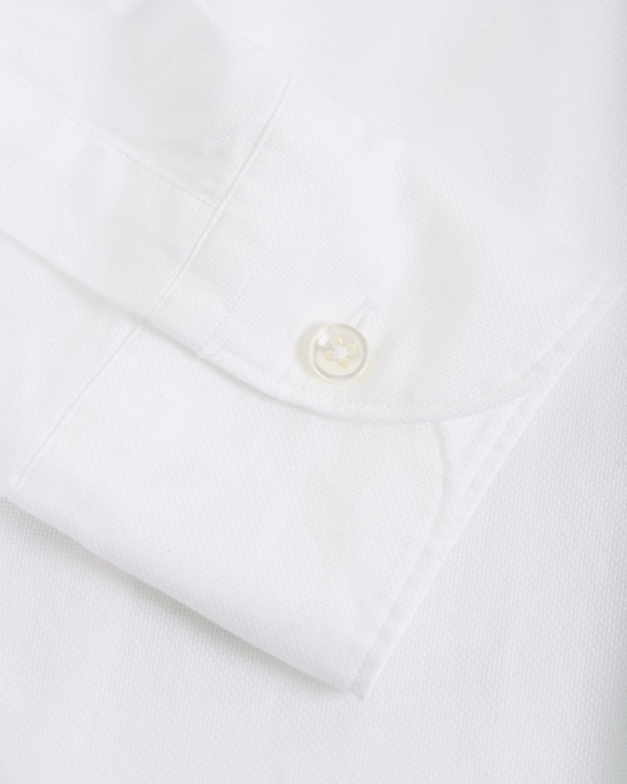 Herren | Hemden | Glanshirt | Soft Giro Inglese Cotton Shirt White