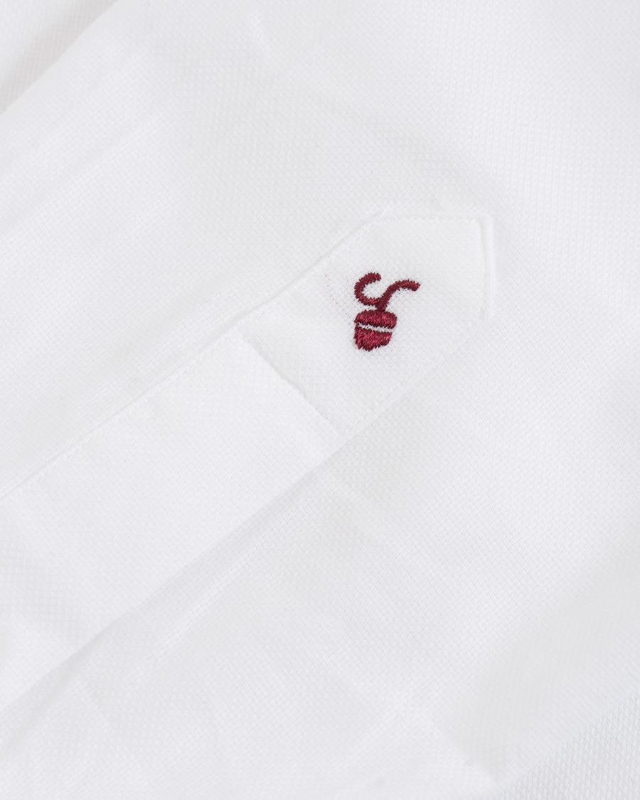 Herren | Hemden | Glanshirt | Soft Giro Inglese Cotton Shirt White