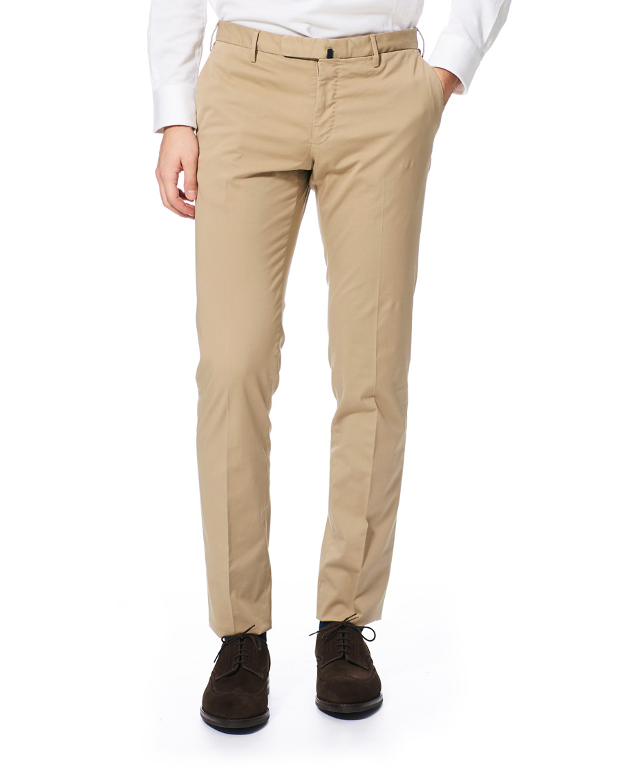 Herren | Hosen | Incotex | Slim Fit Stretch Chinos Sand