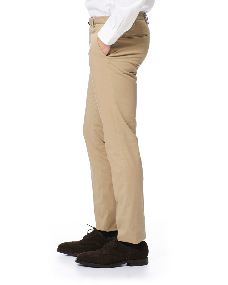 Herren | Hosen | Incotex | Slim Fit Stretch Chinos Sand