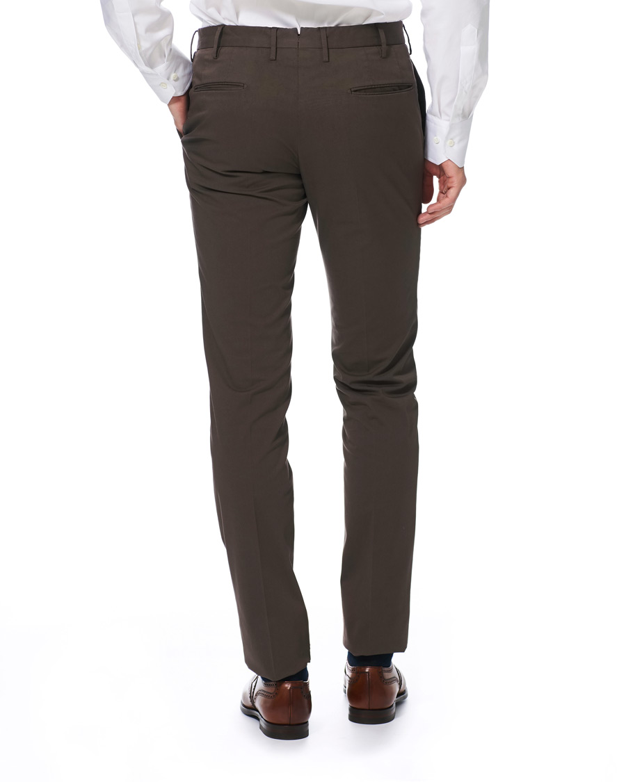 Herren | Hosen | Incotex | Slim Fit Stretch Chinos Dark Brown