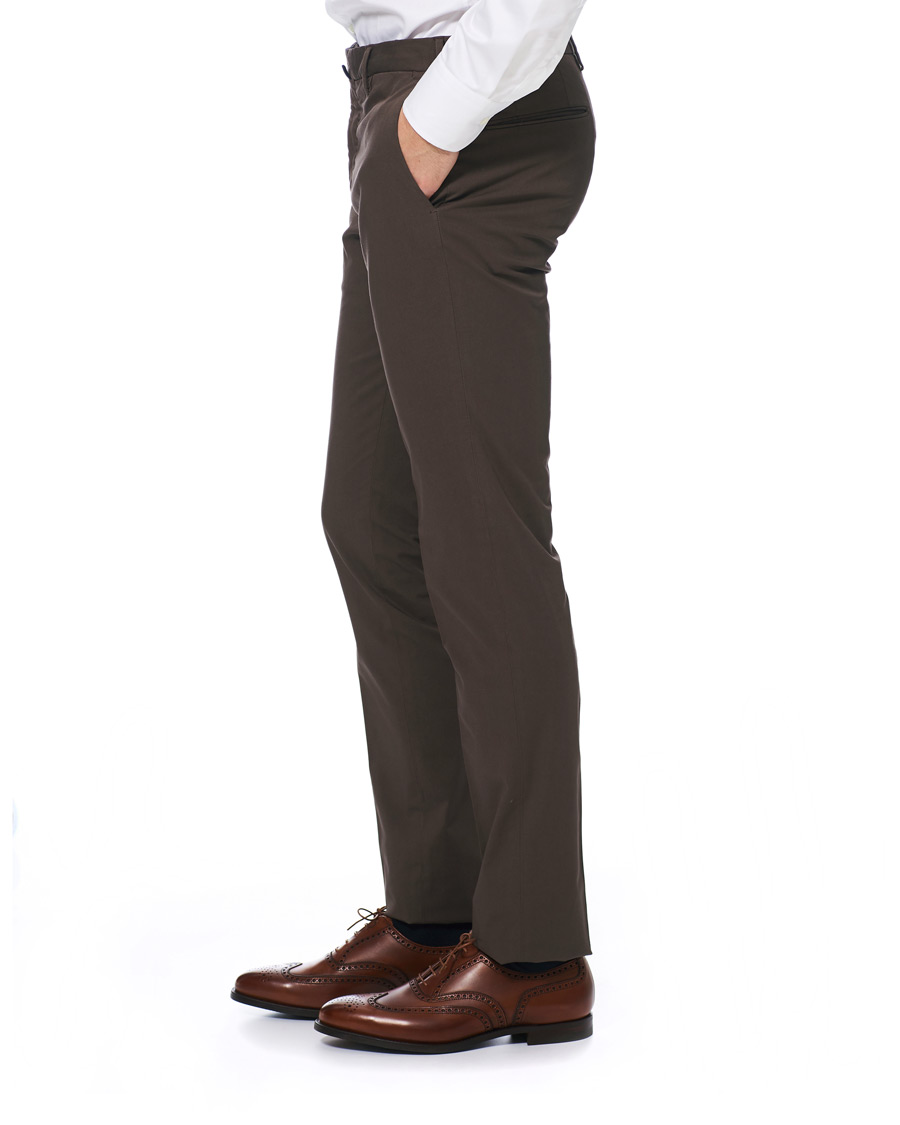 Herren | Hosen | Incotex | Slim Fit Stretch Chinos Dark Brown