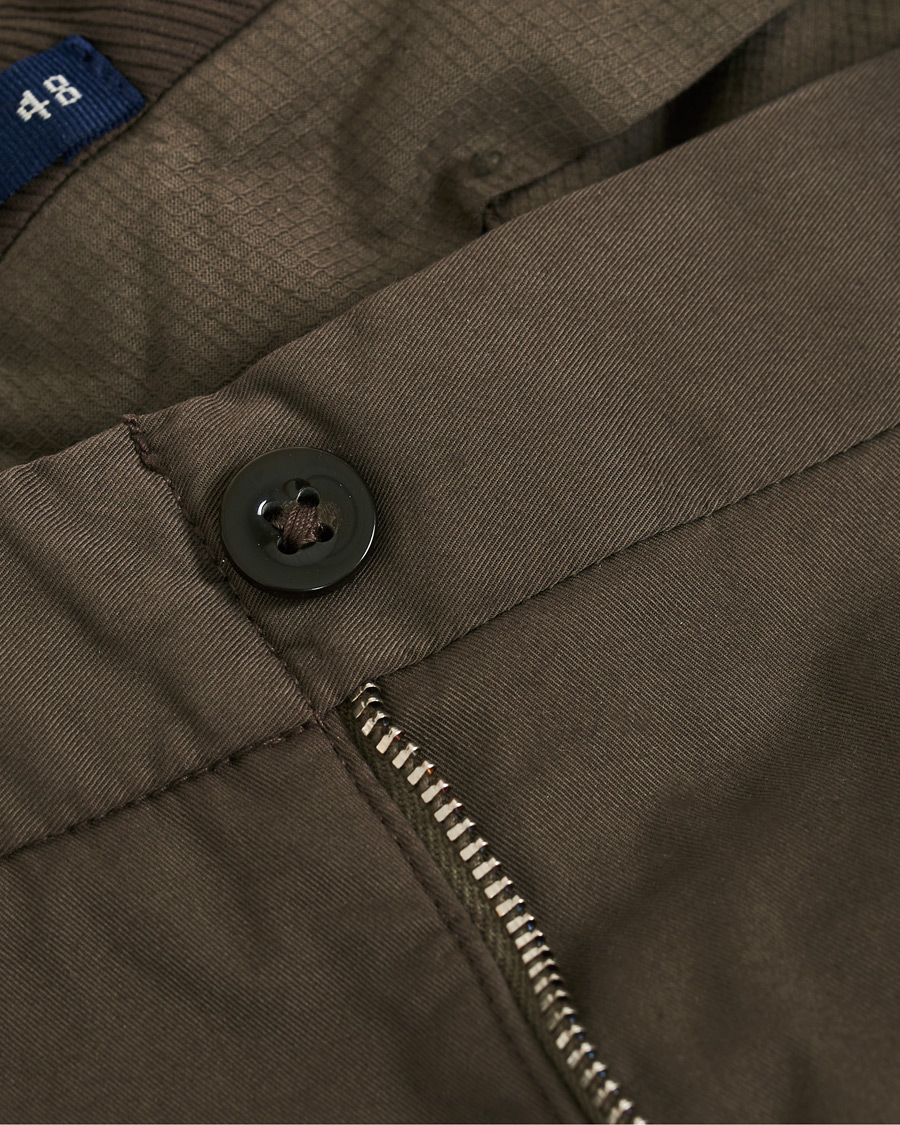 Herren | Hosen | Incotex | Slim Fit Stretch Chinos Dark Brown