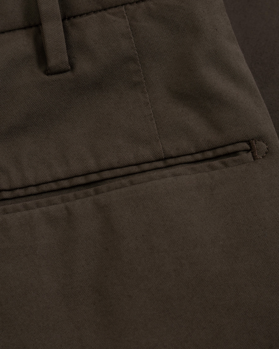 Herren | Hosen | Incotex | Slim Fit Stretch Chinos Dark Brown