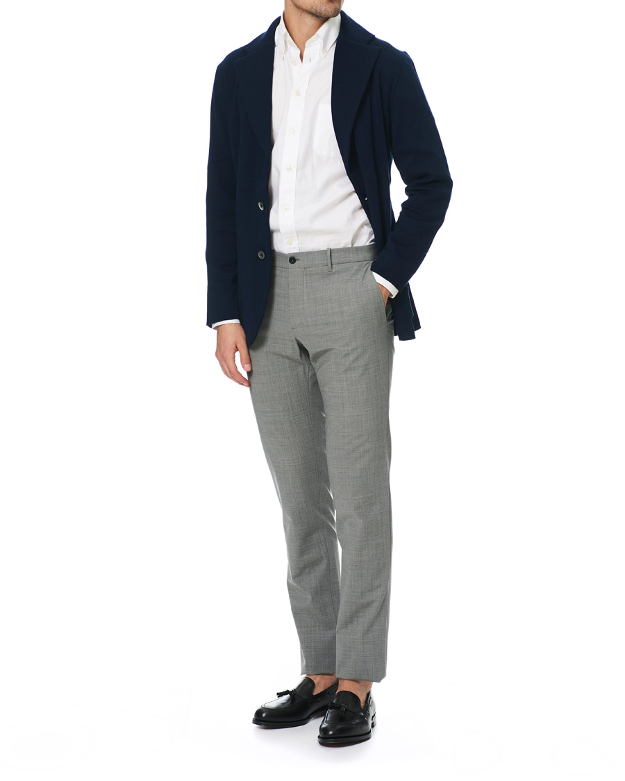 Herren | Hosen | Incotex | Urban Traveller Techno Wool Trousers Light Grey