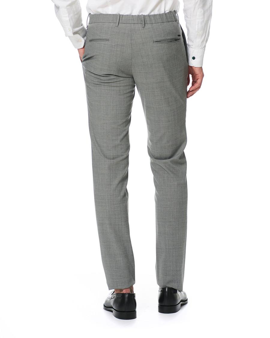 Herren | Hosen | Incotex | Urban Traveller Techno Wool Trousers Light Grey