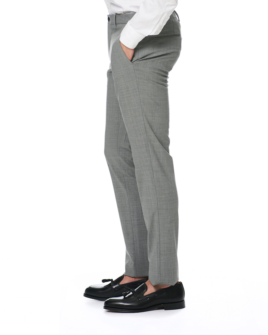 Herren | Hosen | Incotex | Urban Traveller Techno Wool Trousers Light Grey