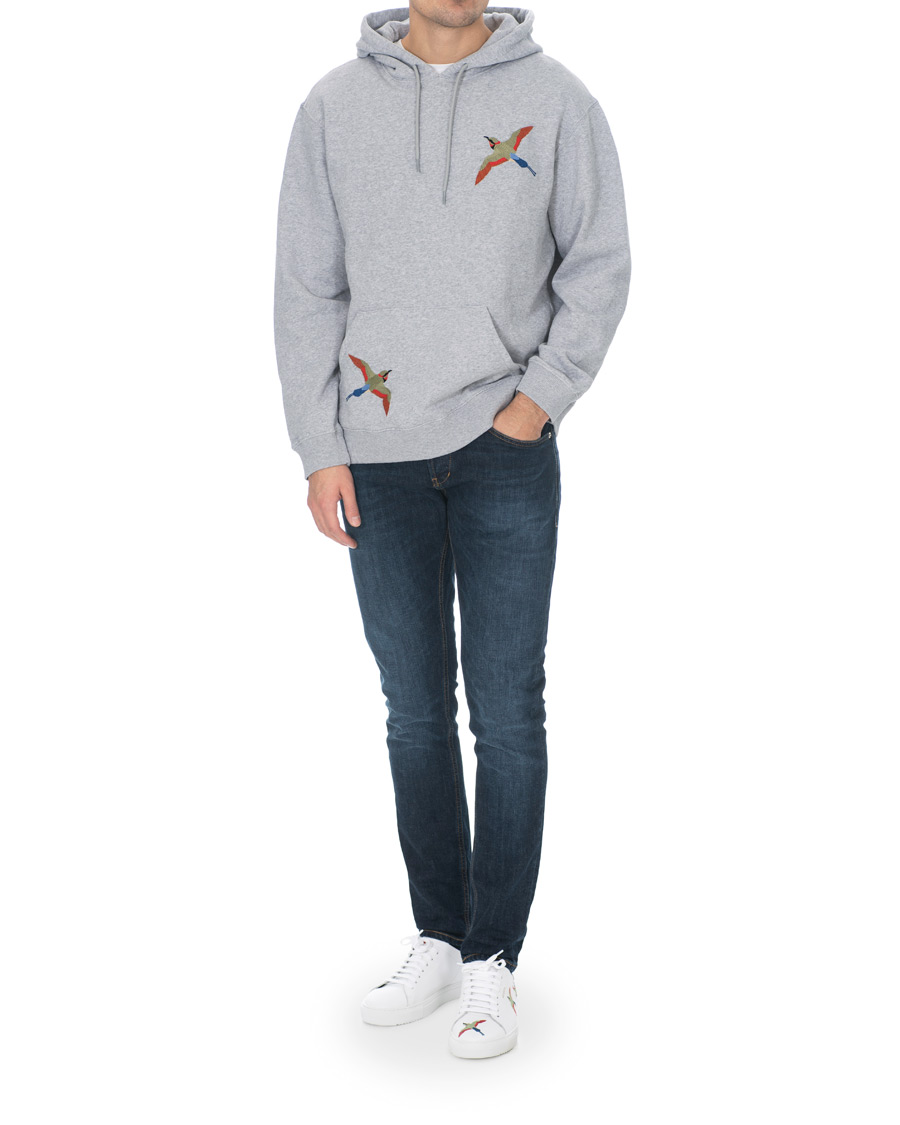 Herren | Pullover | Axel Arigato | Bird Hoodie Pale Grey Melange