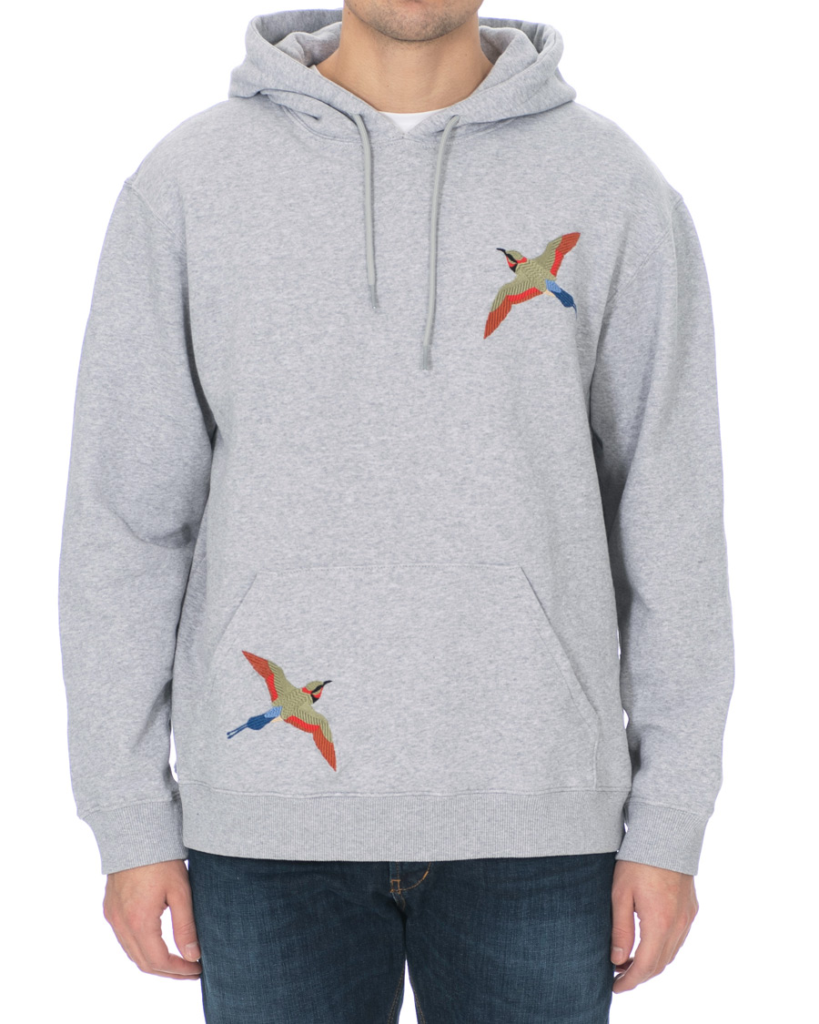 Herren | Pullover | Axel Arigato | Bird Hoodie Pale Grey Melange