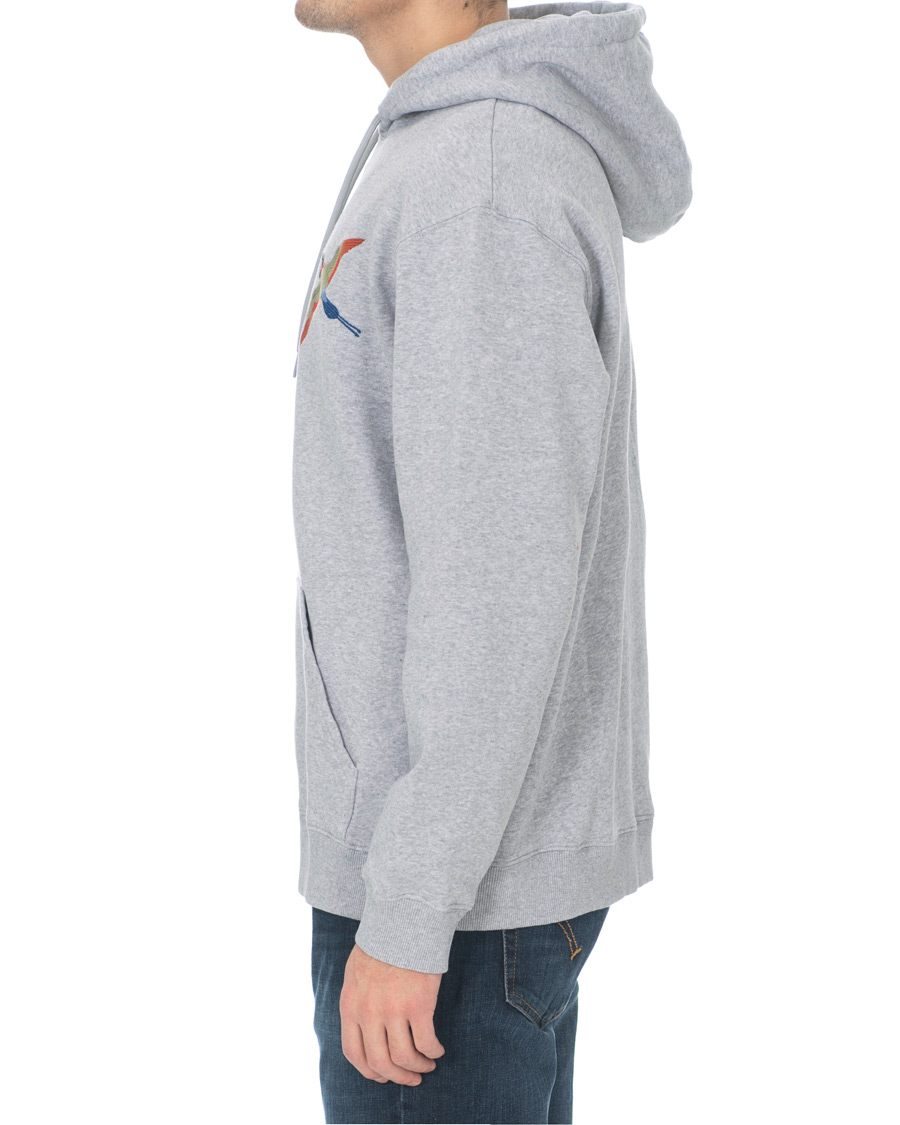 Herren | Pullover | Axel Arigato | Bird Hoodie Pale Grey Melange