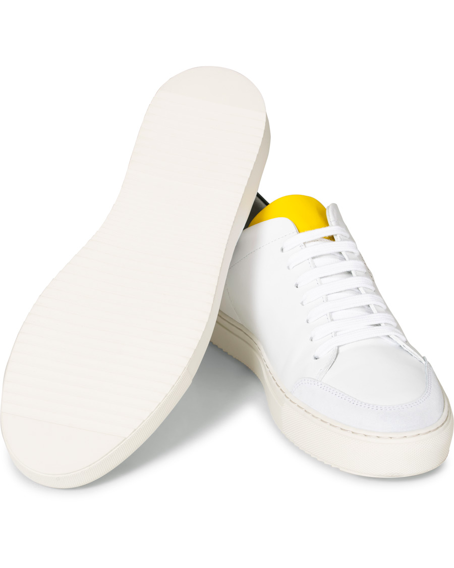 Herren | Axel Arigato Clean 90 Triple Bird Sneaker White/Yellow/Grey | Axel Arigato | Clean 90 Triple Bird Sneaker White/Yellow/Grey