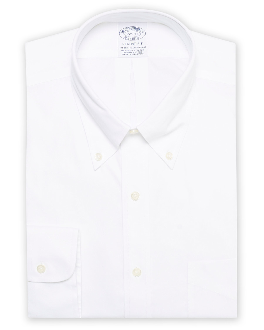 Herren | Hemden | Brooks Brothers | Regent Fit Non Iron Oxford Shirt White
