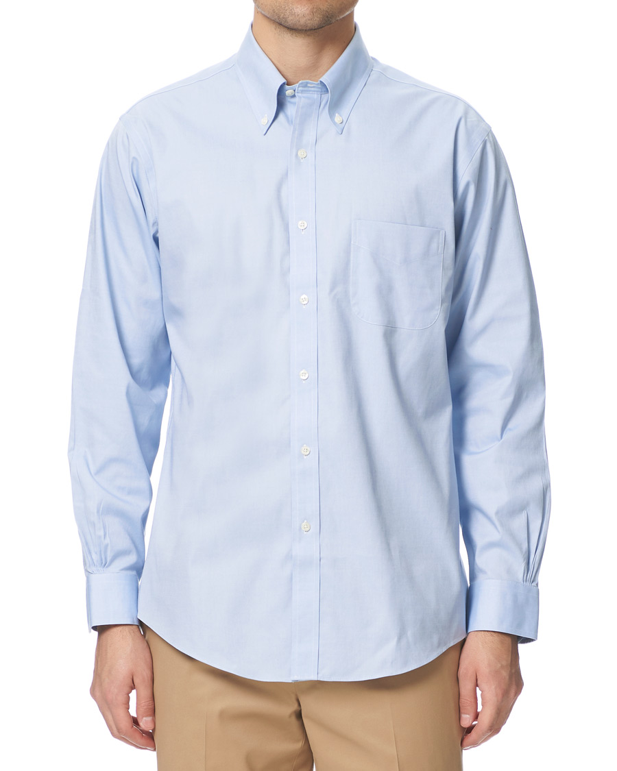 Herren | Hemden | Brooks Brothers | Regent Fit Non Iron Oxford Shirt Light Blue