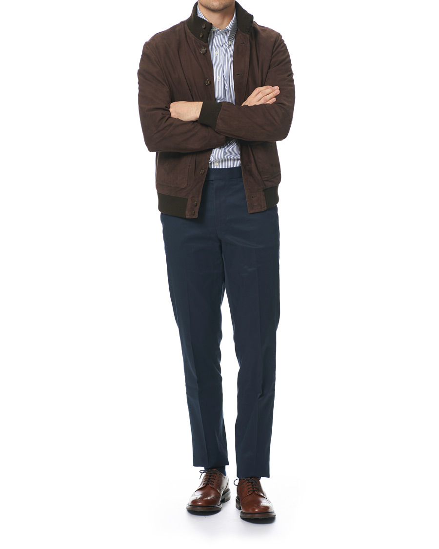 Herren | Hemden | Brooks Brothers | Regent Fit Non Iron Stripe Shirt Dark Blue