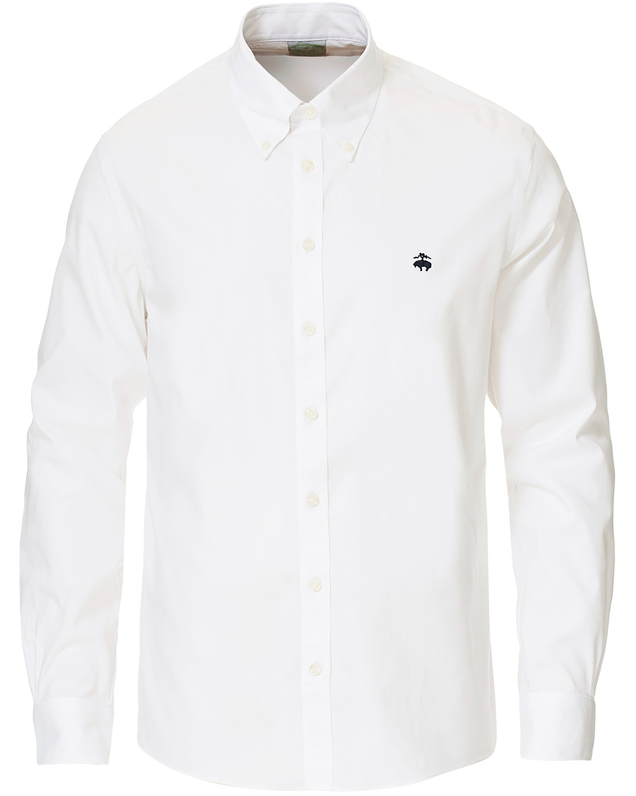 Herren | Hemden | Brooks Brothers | Milano Fit Non Iron Button Down Shirt White