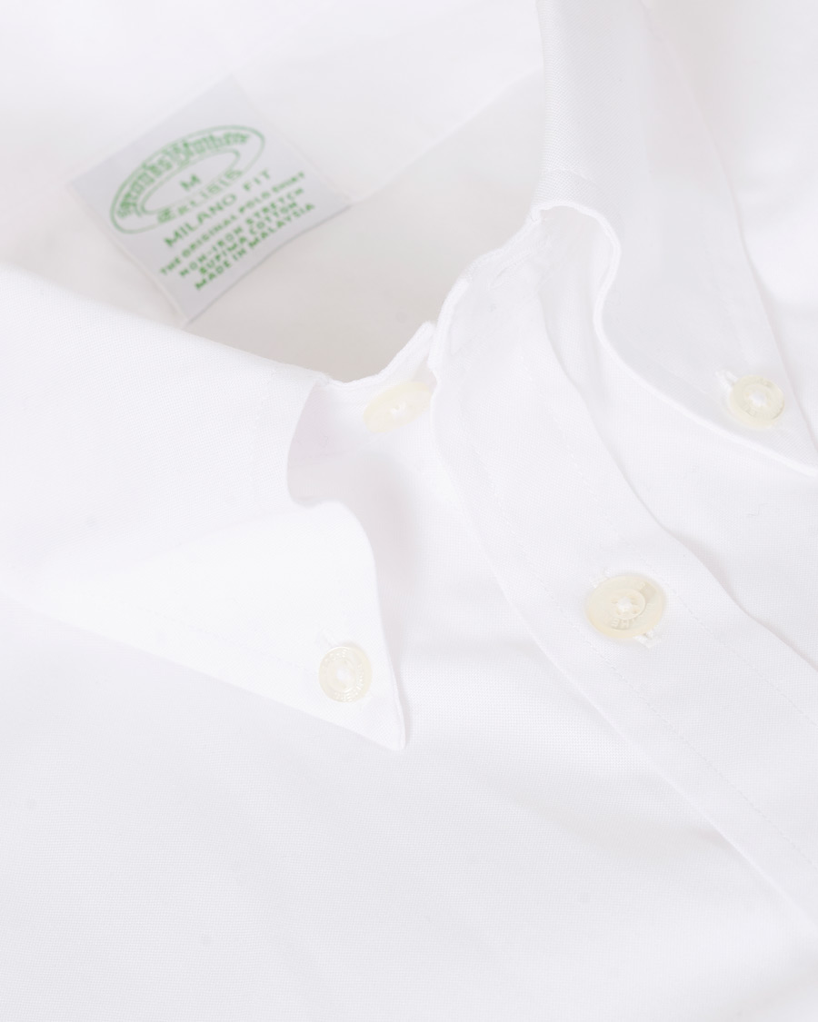 Herren | Hemden | Brooks Brothers | Milano Fit Non Iron Button Down Shirt White
