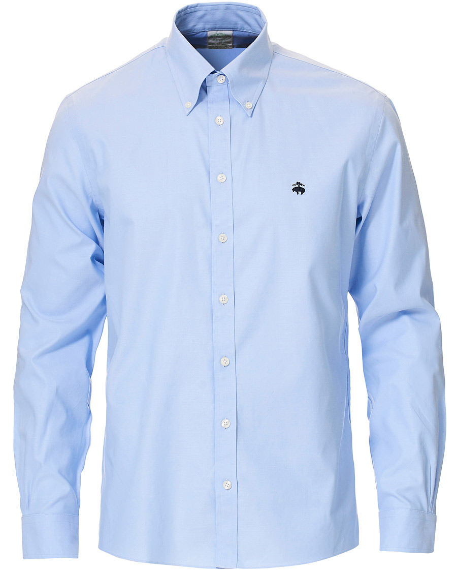 Herren | Hemden | Brooks Brothers | Milano Fit Button Down Shirt Light Blue