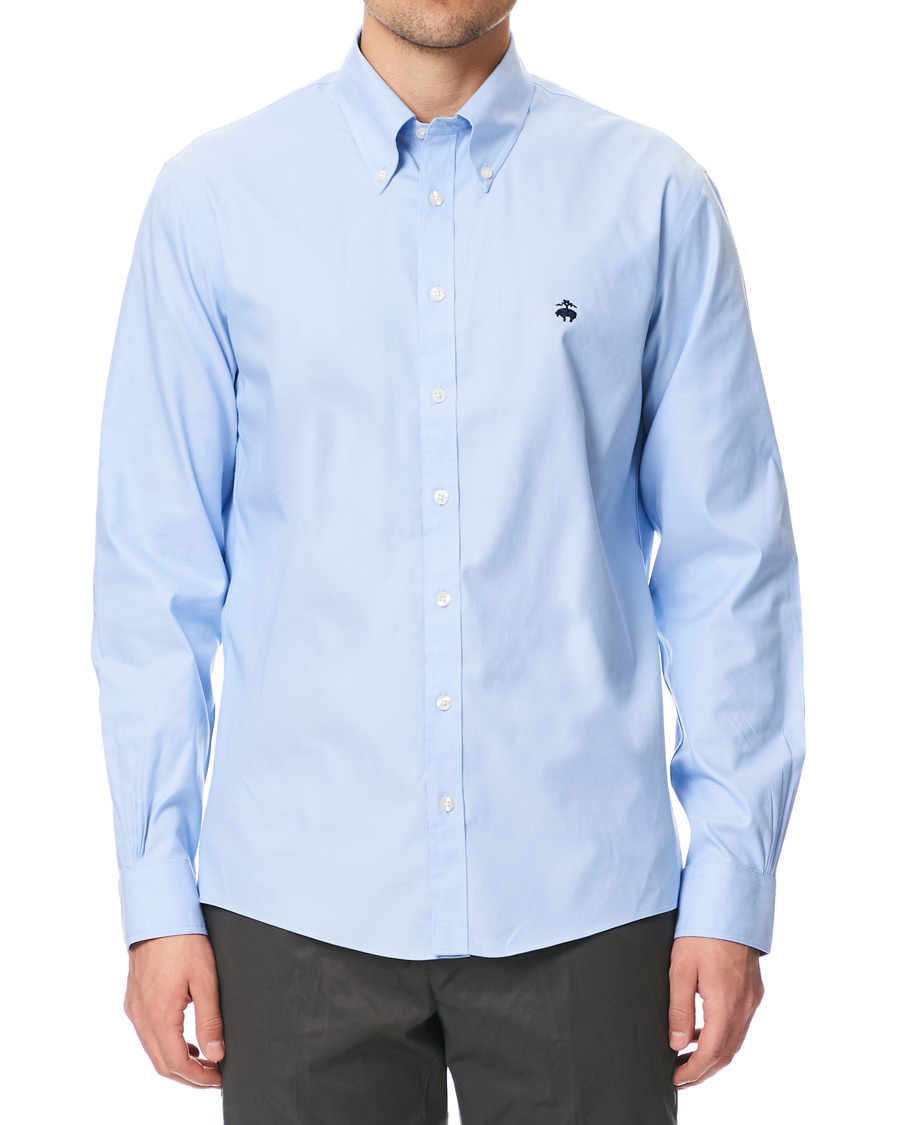 Herren | Hemden | Brooks Brothers | Milano Fit Button Down Shirt Light Blue