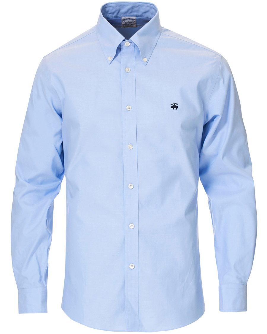 Herren | Hemden | Brooks Brothers | Regent Fit Button Down Sport Shirt Light Blue