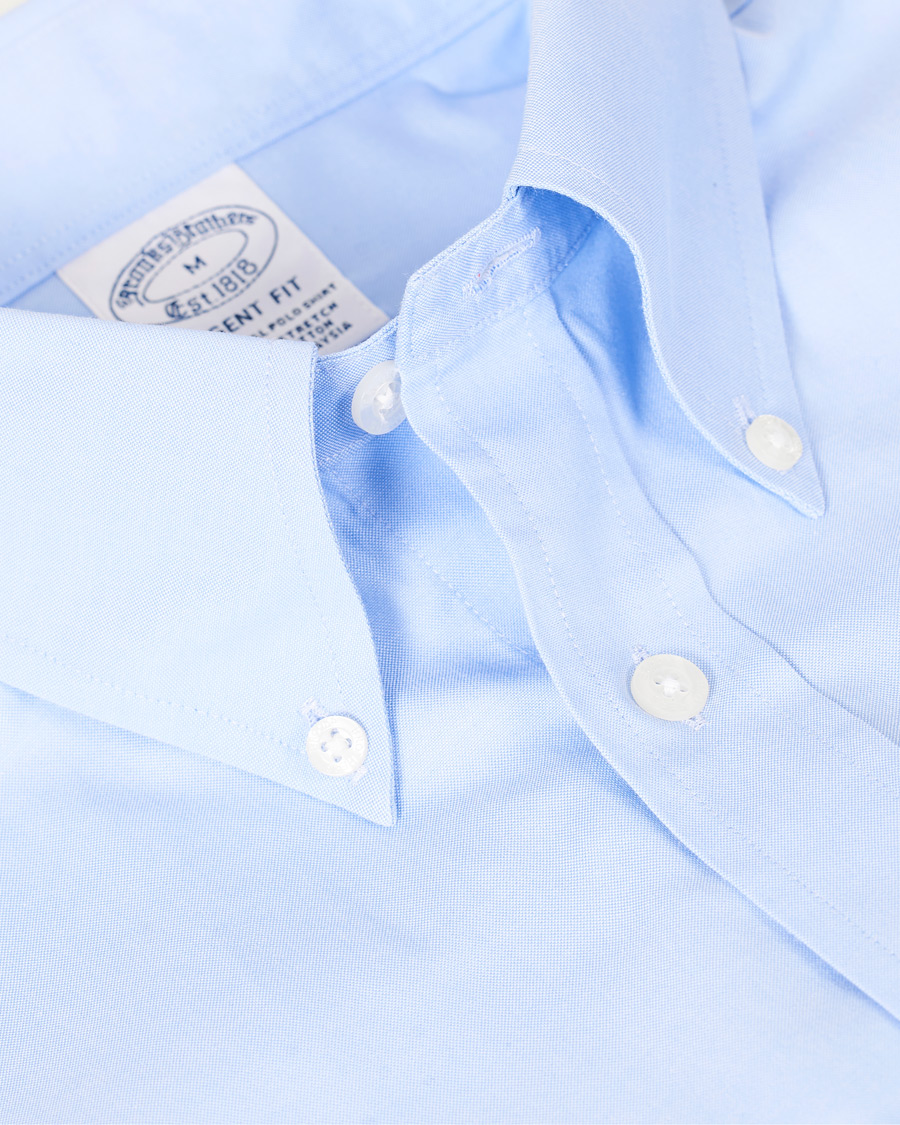 Herren | Hemden | Brooks Brothers | Regent Fit Button Down Sport Shirt Light Blue