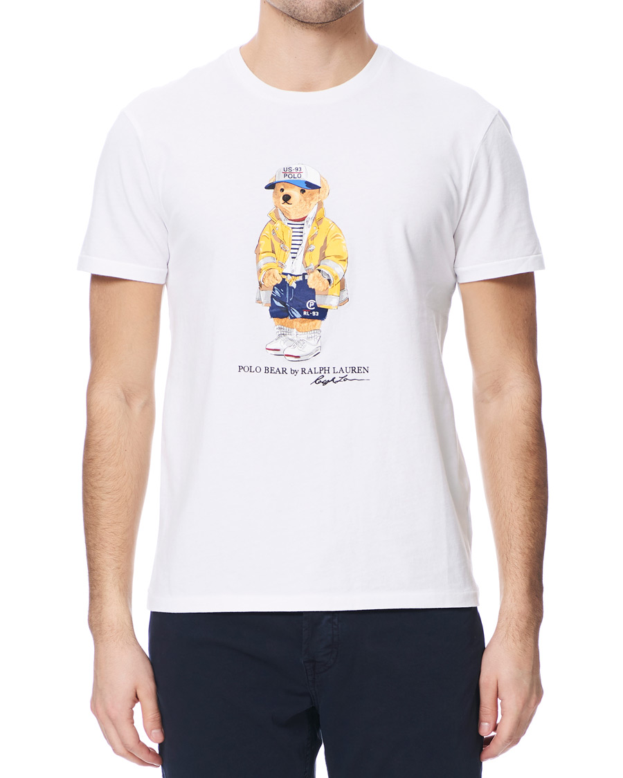 Herren | T-Shirts | Polo Ralph Lauren | Bear Crew Neck Tee White