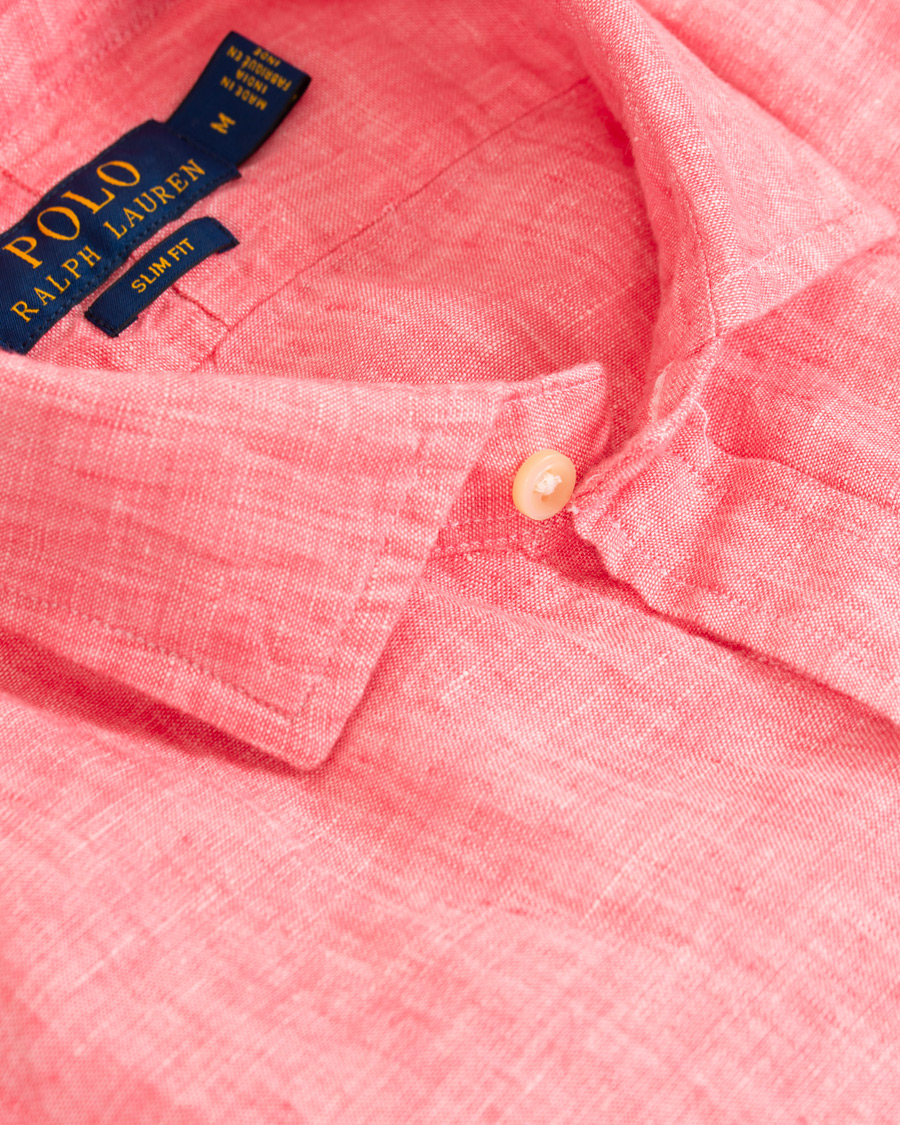 Salmon ralph lauren shirt discount