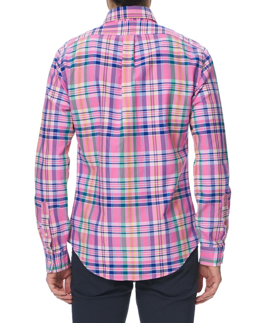 Herren | Hemden | Polo Ralph Lauren | Slim Fit Oxford Check Shirt Resort Rose