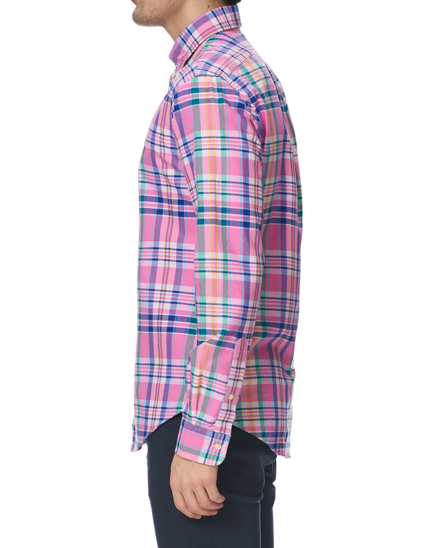 Herren | Hemden | Polo Ralph Lauren | Slim Fit Oxford Check Shirt Resort Rose